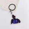 Chaveiro Acrílico Criativo Copa do Mundo Transfronteiriça Pingente Cartoon Torcedor de Futebol Presente Mochila Presente