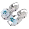 Zapatos de Princesa para Niñas 2026 Estilo Nuevo Sandalias Pastorales Estilo Bosque con Decoración de Flor de Pedrería, Antideslizantes, Resistentes al Desgaste, Transpirables Zapatos para Niños