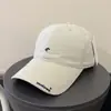 Boné de Baseball Simples Bordado Estilo Coreano com Top Macio para Mulheres, Versátil para Sair, Faz o Rosto Parecer Menor, Chapéu de Sol Casual para Casais
