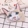 Parche adhesivo de alta gama para bordado de animales pequeños, gato de bolsillo, accesorios para ropa infantil, borde quemado, exportación, explosiones