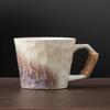 Caneca de Café Vintage Criativa Rústica de Cerâmica Feita à Mão Estilo Wabi-Sabi Caneca de Cerâmica de Alto Valor Acessório Transfronteiriço para Chá da Tarde