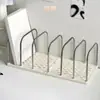 Caja de almacenamiento de soporte de libro de escritorio, organizador de gran capacidad para libros, documentos y materiales de estudio, adecuado para uso en oficina y estudiantil, estante de almacenamiento de metal