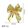 Lazo Navideño de Fábrica Lazo Multicolor a Granel Oro y Plata Tela Roja Decoraciones Colgante para Árbol de Navidad