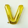 Globos de Letras de 32 pulgadas en Dorado, Plateado, Oro Rosa, Alfabeto Inglés A-Z Globo de Papel de Aluminio Decoración, Venta al por Mayor de Globos Transfronteriza