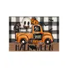 Jogo Americano de Halloween Caveira de Terror Cabeça de Abóbora Decoração de Halloween Jogo Americano de Mesa Xiyin Temu Uma Peça Dropshipping Jogo Americano