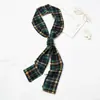 Bufanda para Mujer chic coreana Versátil Larga Artística Retro Bufanda Pequeña para Mujer Primavera Otoño e Invierno Corbata Estrecha Bufanda Decorativa