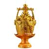 Vela em formato de lingote de ouro vela em formato de balde de ouro lâmpada de lingote dourado vela de lótus lâmpada de lótus fabricantes domésticos