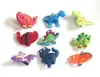 Anillo de presión de silicona de unicornio, regla de cinta adhesiva de dinosaurio de dibujos animados creativa, correa de muñeca de doble uso, juguetes de Navidad para niños