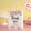 Bolsa de Papel Kraft Marrón Bolso de Mano de Dibujos Animados Bolsa para Empaque de Flores Bolsa de Compras Universal Bolsa de Regalo Bolsa de Regalo Bolsa de Regalo Pequeña