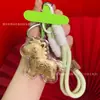 Acessórios de Chaveiro Princesa Dourada do Ano do Cavalo Ouro Puro 999 Fique Rico Instantaneamente Pingente de Bolsa Venda por Atacado em Estoque