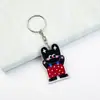Estilo Ins Oso Funda Protectora para Auriculares AirPods Llavero Acrílico Llavero Colgante de Mochila Escolar Lindo de Dibujos Animados