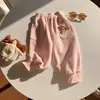 Pantalones deportivos de capa de aire para niños, pantalones largos gruesos, pantalones antiestáticos para bebés