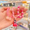 Collar infantil de princesa de cristal para niña pequeña, conjunto de pulsera y joyería luminosa de moda para niña pequeña, juguetes de joyería