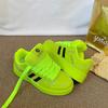 Zapatos de Panadería Fluorescentes Verdes de Nicho Originales para Mujer Ins Tendencia Verano 2024 Nuevos Zapatillas Deportivas Casuales Estudiantiles para Todo