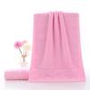 Toalla de algodón toalla facial 32 hilos de algodón rosa toalla grande facial Deportes toalla para el hogar venta al por mayor personalizada