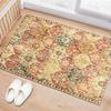 Alfombra persa retro transfronteriza estilo étnico turco para exteriores resistente a la suciedad felpudo para frotar los pies felpudo para puerta de entrada en stock