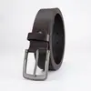 Cinto de Couro Versátil para Homens de Meia-idade e Jovens, Resistente ao Desgaste, Durável, com Fivela, para Moda Business