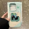 Gato Negro Perezoso para Funda de Teléfono Móvil Apple 16p/15 iPhone14prom ax13 Patrón de Lichi 12 Suave 11