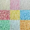 Cuentas de arroz de 4 mm ojo de gato jade vidrio de hielo cuentas de arroz sueltas pulsera de cuentas hecha a mano collar accesorios de joyería para DIY