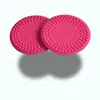 Ferramentas de maquiagem escova de lavar rosto almofada de escova de lavar silicone peça de escova de lavar silicone pincel de maquiagem almofada de limpeza silicone almofada de silicone cor