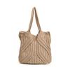 Bolso de punto vintage para mujer, bandolera de gran capacidad, bolso de mano, 2024
