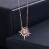 Difeng Estilo Europeu e Americano 999 Colar de Estrela de Prata Esterlina Design de Nicho Feminino 2021 Nova Corrente de Clavícula Inteligente de Alta Qualidade