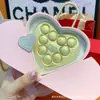 Pastel en Forma de Corazón de Oro Puro 999, Te Amo por Diez Mil Años Adorno de Regalo, Feliz Cumpleaños, Día de la Mujer Tienda de Oro Regalo Promocional