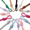 Cordón Colgante de Cuero PU Peruano de Colores Cuerda para Colgar Bolsos DIY Hecha a Mano Cadena para Teléfono Kit de Materiales para Accesorios