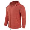 2025 Nueva Chaqueta Casual Cruzada de Terciopelo Austriaco de Doble Cara para Hombre, Cardigan con Cremallera, Chaqueta con Capucha, Ropa para Hombre