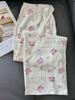 Algodón Nube Dulce Usable Pantalones de Pijama de Dibujos Animados Ropa para el Hogar Sueltos Delgados Estampados Lindos Estilo Coreano Pantalones para Caminar Sensación de Algodón