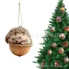 Adornos de Bellota de Animales del Bosque Fantástico Decoraciones de Animales de Piña Decoraciones Acrílicas para Colgar en Casa Decoraciones para Árbol de Navidad