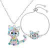 Amazon transfronterizo nueva estación independiente para gatos Traje de comercio exterior Europeo y americano de venta caliente gato joyería infantil collar pulsera