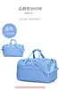 Bolsa de Viagem Transfronteiriça Grande Capacidade Portátil Separação Úmido e Seco Bolsa de Ginástica Compartimento Separado para Sapatos Bolsa de Bagagem Fábrica Personalizada LOGOTIPO