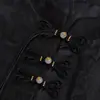 Botones de Rana Qipao Cola Larga Mariposa Cuentas Doradas Botones Estilo Chino Cuentas de Jade Botones con Borla Hecho a Mano Nuevo Estilo Chino Hanfu