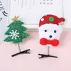 Pasador de Peluche de Árbol de Navidad con Pinza de Resorte Pinza Linda para Niños Pinza para Flequillo Lateral de Niña Pequeña Joyería para Mujeres