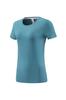 Aprobación Directa de Fábrica 2023 Nueva Camiseta Deportiva de Manga Corta con Cuello Redondo para Mujer Secado Rápido Alta Elasticidad Ajustada Ropa de Yoga Ropa de Fitness