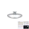 Anillo de Plata de Ley S925 Tonglin con Moissanita Pavimentado con Diamantes Moderno para Mujer Lujo Ligero Moissanita Propuesta Compromiso Anillo de Plata de Ley