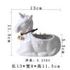 Fornecimento Transfronteiriço Jardinagem Simples Porcelana Branca Desenho Animado Vaso Pequeno Suculento de Cerâmica Criativo Unicórnio para Mesa Conjunto de Vasos de Flores