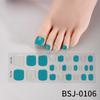 Zhengxiang Calcomanías Personalizadas de Gel para Uñas Arte Francés para Pies Luz UV Semi-horneadas Semi-curadas Calcomanías para Uñas de los Pies Venta al Mayoreo Comercio Exterior