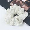 Novos Laços de Cabelo Florais Suaves de Verão, Scrunchies, Faixas de Cabelo Estilo Francês, Acessórios de Cabelo Elegantes de Alta Qualidade, Enfeites de Cabelo em Renda