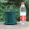 Maceta Redonda Sencilla de Plástico y Resina para Flores Plantas Verdes Maceta de Plantación Resistente a Golpes y Presión Gran Capacidad Exterior Maceta Qingshan