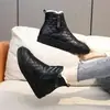 Nuevas botas de nieve de moda de invierno versátiles para mujer, impermeables y engrosadas con forro polar, a prueba de frío 2026, botas Martin cálidas y antideslizantes estilo noreste