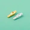 Plata Esterlina S925 Sólida Perla Barroca Asimétrica Barra Larga Cuenta Cruz DIY Pulsera de Cuerda Accesorios para Collar