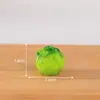 Paisaje en miniatura, figuras creativas y realistas con temática de comida, muñecos de verduras, decoración de casa de muñecas, accesorios decorativos para manualidades, adornos en miniatura