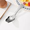Cuchara de postre de acero inoxidable 304, cuchara creativa para yogur y pudín, cuchara para helado, cuchara pequeña para pastel, cuchara para café, cuchara para té.