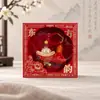 Pingente de ovelhinha Jin Song tesouro cultural intangível bolsa de brocado com borla de ovelha pingente de bolsa estilo chinês cultural e criativo lembrança cultural e criativa estilo chinês