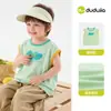 Coleção de ColetesColetes Infantis Dudu para Meninos, Estilo Verão Fino, Colete sem Mangas para Crianças, Regata para Bebê para o Verão