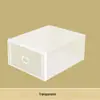Nova Caixa de Sapato Transparente Plástica Espessa Estilo Gaveta para Gato Caixa de Armazenamento de Sapatos Caixa de Sapato Simples Caixa de Armazenamento