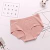 Nuevas bragas adhesivas sin costuras para mujer, 95% algodón, talla de cintura, transpirables, para verano, fabricantes, venta al por mayor