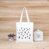 Fabricantes de bolsas de lona portátiles para trabajadores de oficina en stock al por mayor LOGO imprimible protección ambiental lona bolsa de compras para regalo